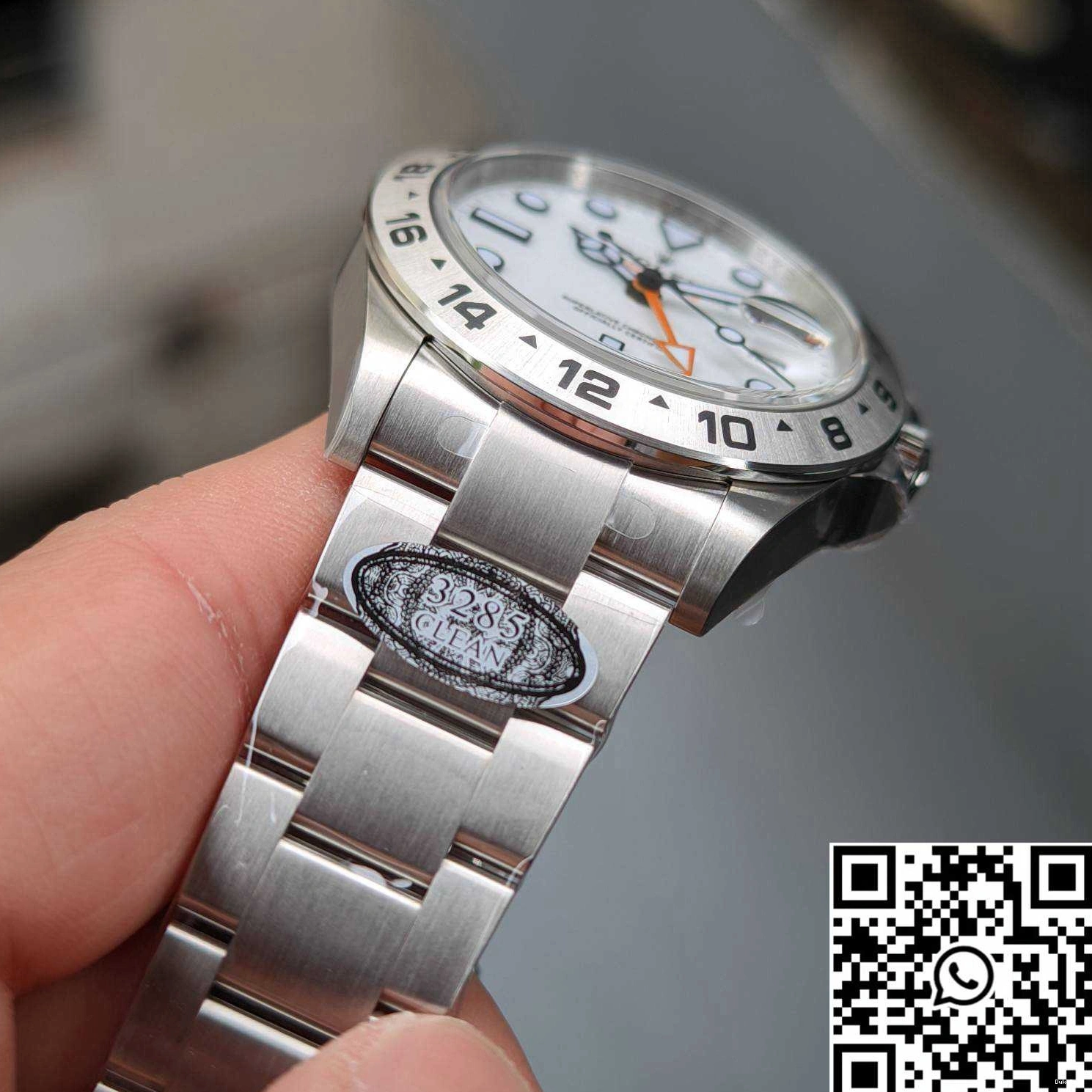 Rolex Dial Steel White M226570-0001 Clean Stainless Factory Explorer 0330